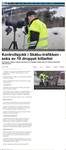Kontrollsjokk i Skåbu-trafikken - seks av 10 droppet bilbeltet