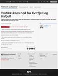 Trafikk-kaos i Kvitfjell og Hafjell