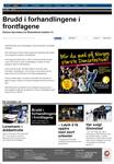 Brudd i forhandlingene i frontfagene